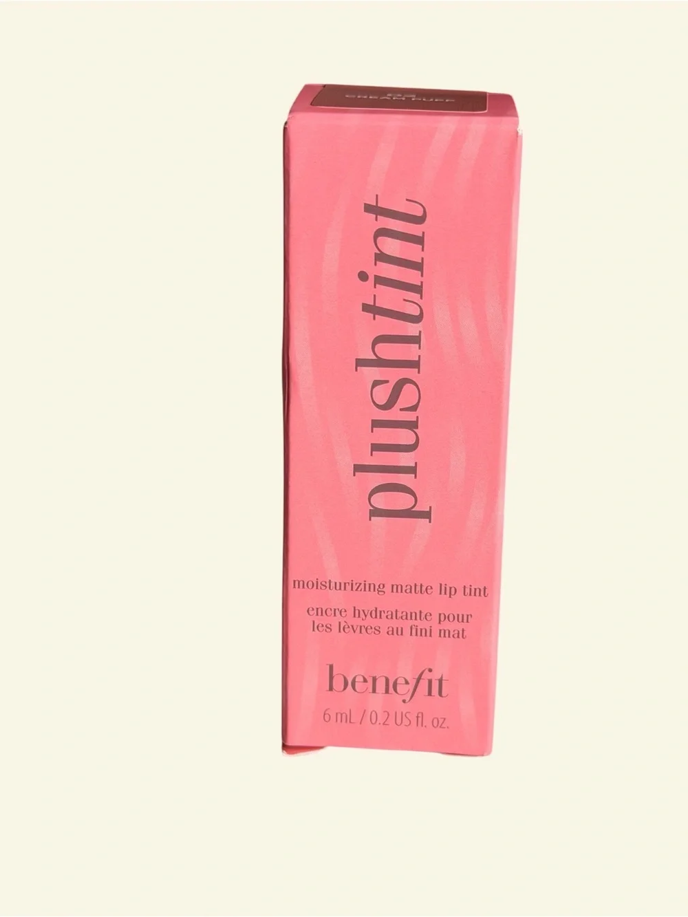 Benefit PlushTint Moisturizing Matte Lip Tint - Cream Puff (02) BNIB